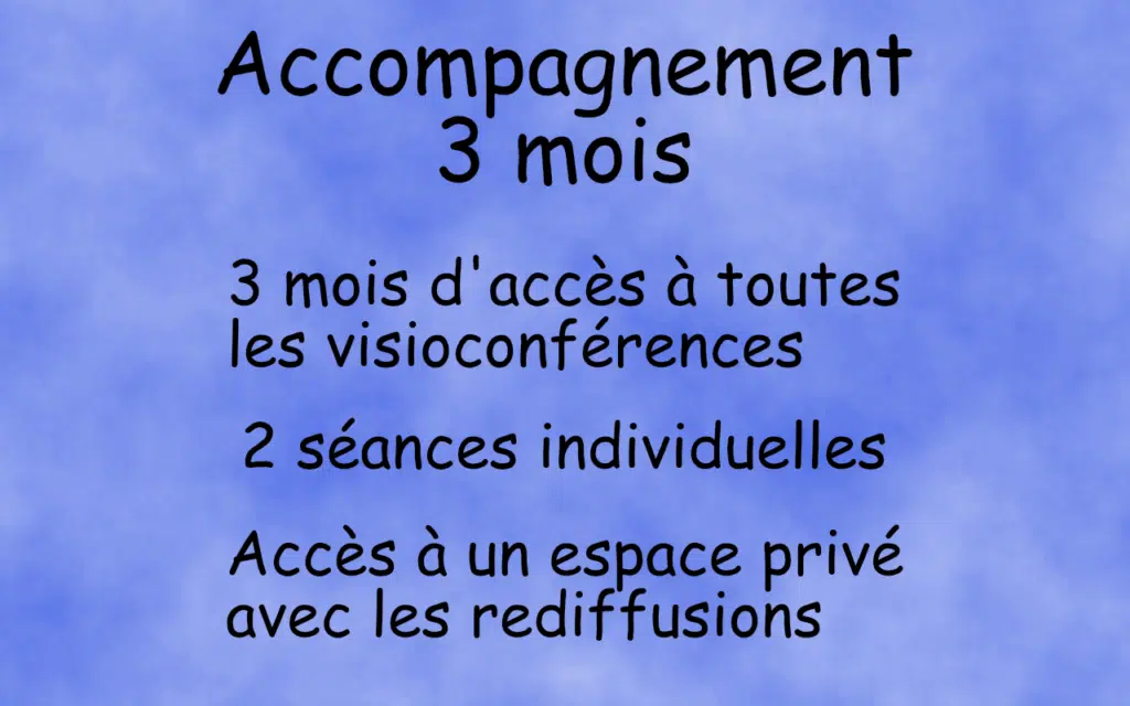 Accompagnement 3 mois Vincent Sollero
